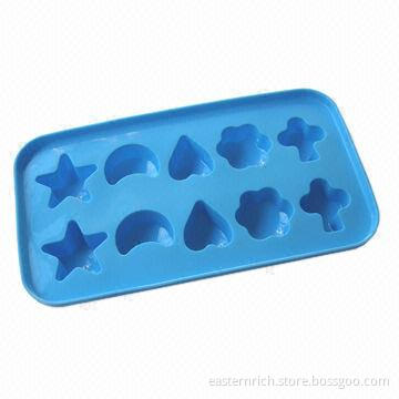 Silicone ice cube tray, sized 20x11.2x2.0cm